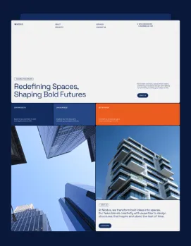 Portfolio template design 3